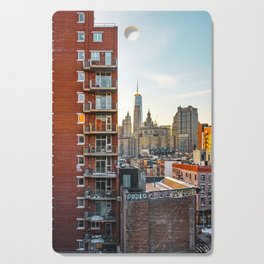 NYC Skyline Views | Golden Hour in New York City Cutting Board