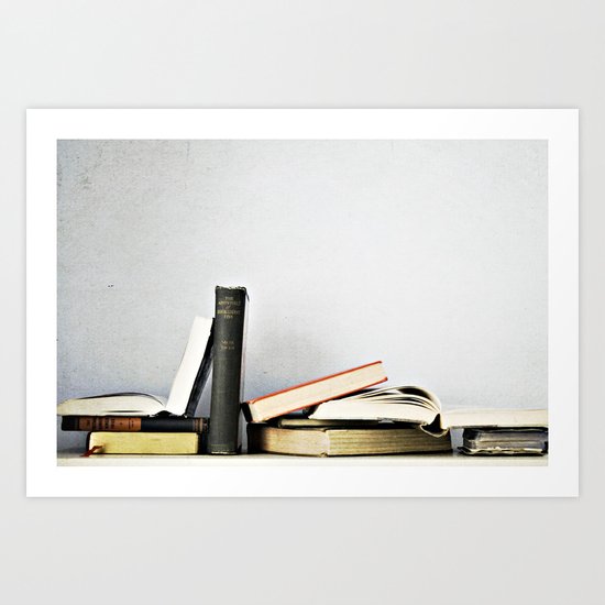 Vintage Books No.1 Art Print