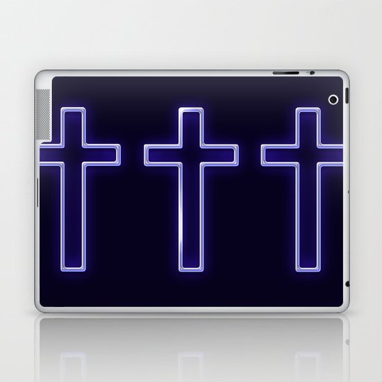 Metallic Cross Laptop & iPad Skin