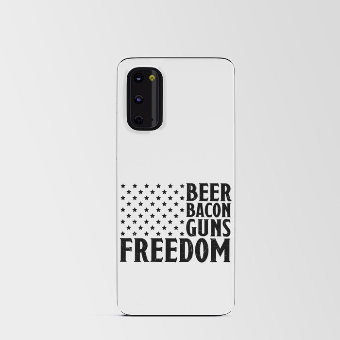 Beer Bacon Freedom America Android Card Case