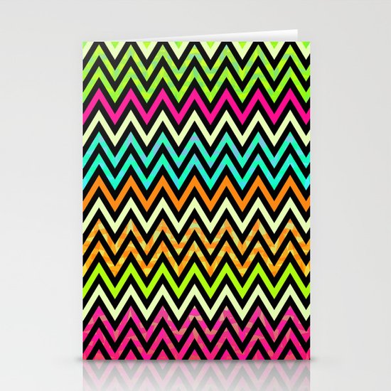 Chevron Mix #6 Stationery Cards