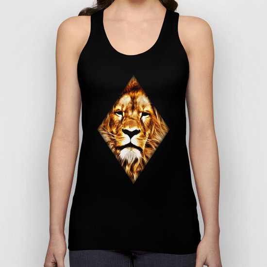 Lion Portrait Unisex Tank Top
