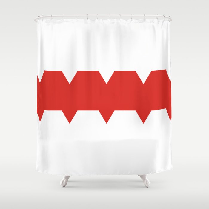 flag of Omsk Shower Curtain