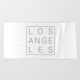 Los Angeles Beach Towel