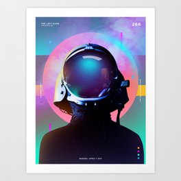 Out there Art Print