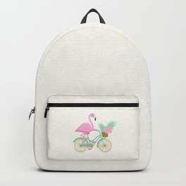 Tropical Flamingo Bike Backpack