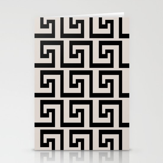 Greek Key Stationery Cards