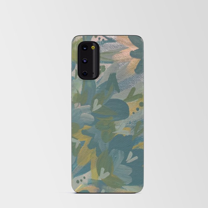 Love in the Garden abstract painting  Android Card Case