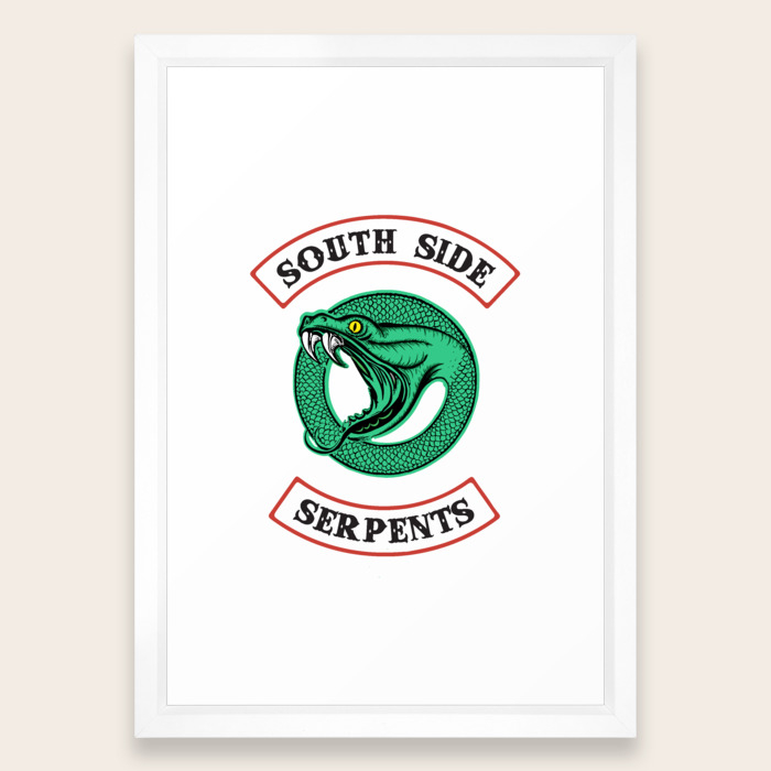 Southside Serpents Vol 2 Circle Framed Art Print By Jackiedanielka Society6