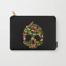 Scull Flower Carry-All Pouch