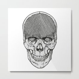 Skull 10 Metal Print | Pirata, Pirates, Miedo, Huesos, Skull, Scary, Bones, Drawing, Calavera, Craneo 