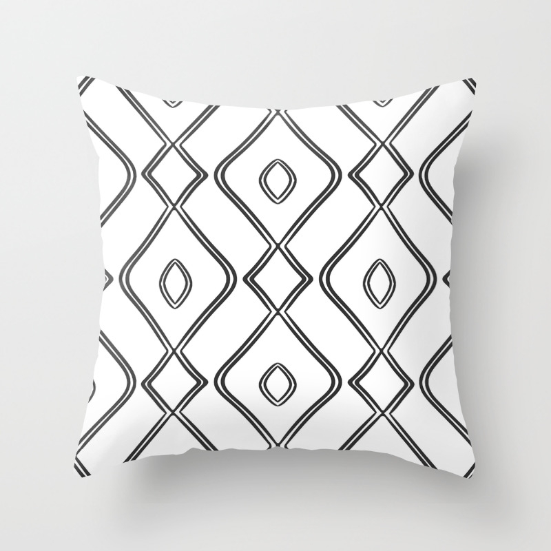 modern boho throw pillows