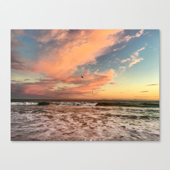 Cotton Candy Sunset Canvas Print