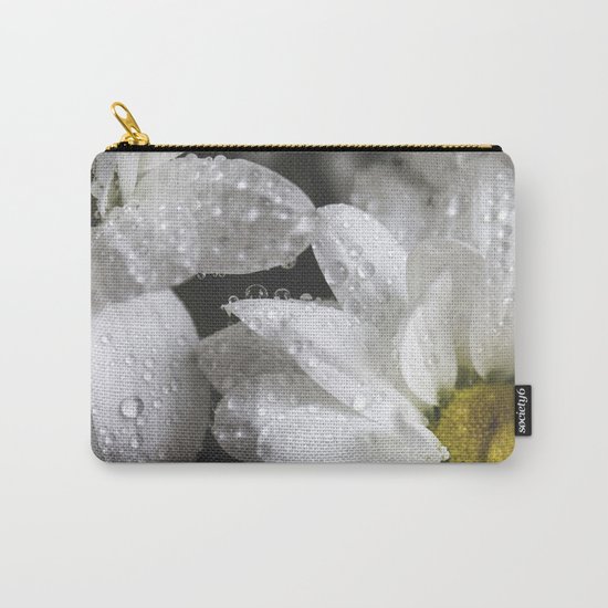 Daisies with drops Carry-All Pouch