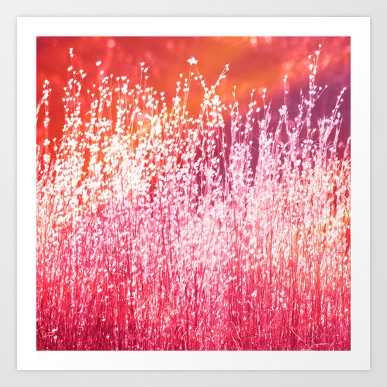 Grasses Sundae Art Print