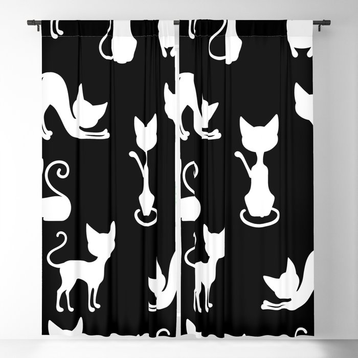 cat Blackout Curtain