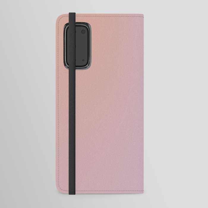 Abstract muted pastel gradient with noise Android Wallet Case