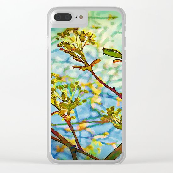Budding Branches Clear iPhone Case