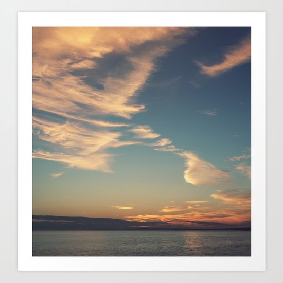 Sundrenched Skies Art Print