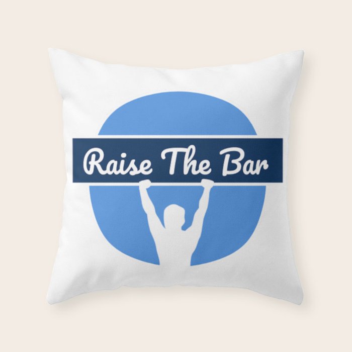 Raise The Bar Ventures Merchandise Throw Pillow By Milbornart