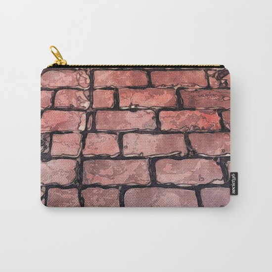 Vintage Brick Street Carry-All Pouch