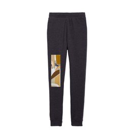 Neutral and Modern Organic Abstract Kids Joggers