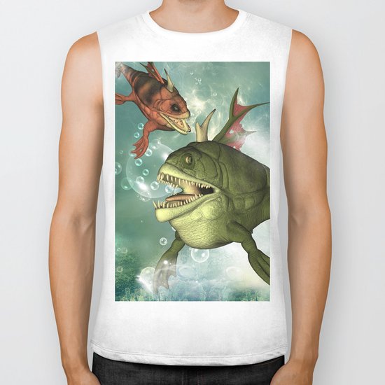 Armour fish Biker Tank