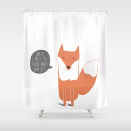Foxy Shower Curtain