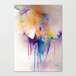 baby elephant Canvas Print