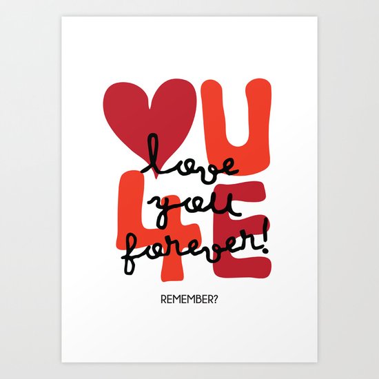 Love You Forever Art Print