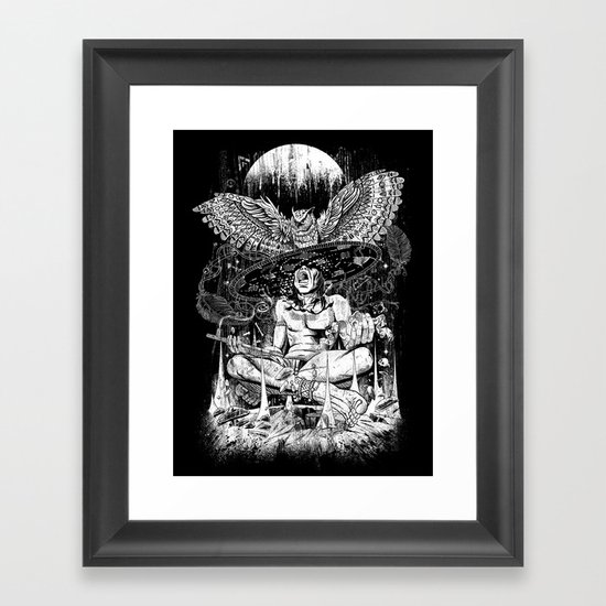 Spirit Owl Framed Art Print