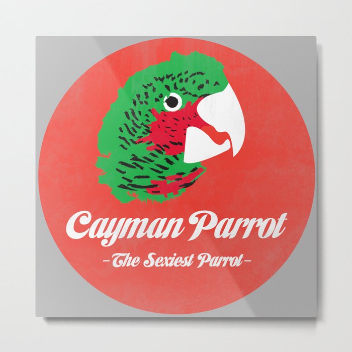 Cayman Parrot Metal Print