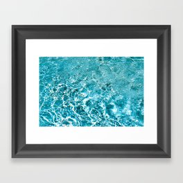 pool water Framed Art Print