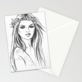 Charcoal Candice Stationery Cards