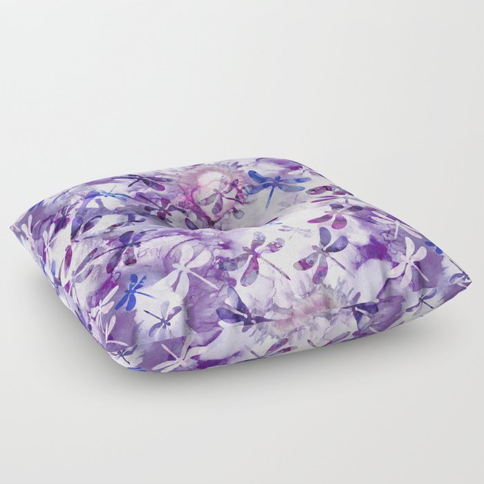 Dragonfly Lullaby In Pantone Ultraviolet Purple Floor Pillow By Dragonfly Lullaby In Pantone Ultraviolet Purple Floor Pillow By Kreicre8tivestyle Society6