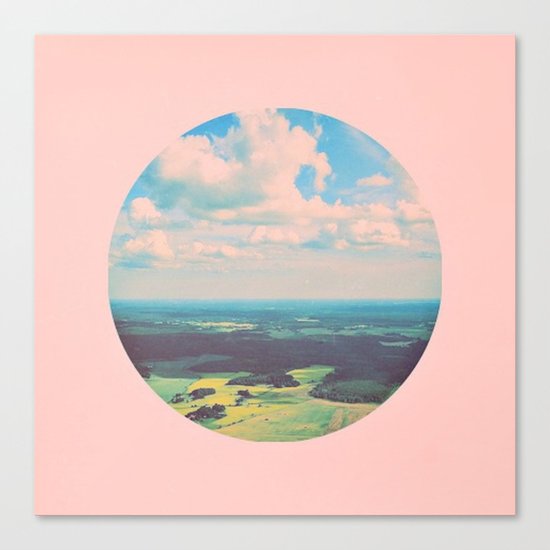 Earthy Pink Canvas Print