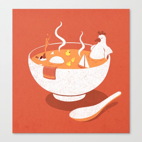 La Chicken Soup Canvas Print