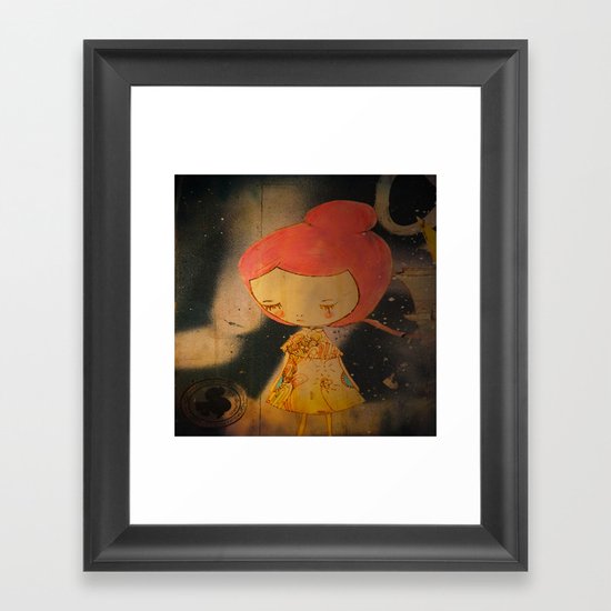 Beautiful small things I found in Barcelona streets Framed Art Print