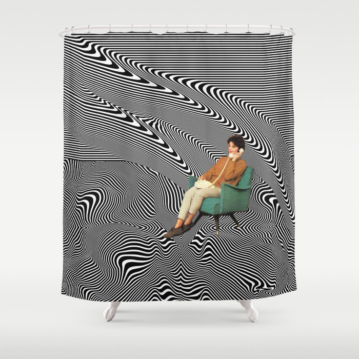 New Dimensions IV Shower Curtain
