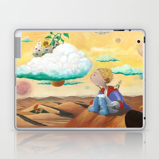 Little Prince with sunflower Laptop & iPad Skin