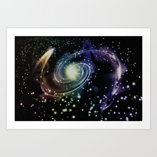 Galaxy Art Print