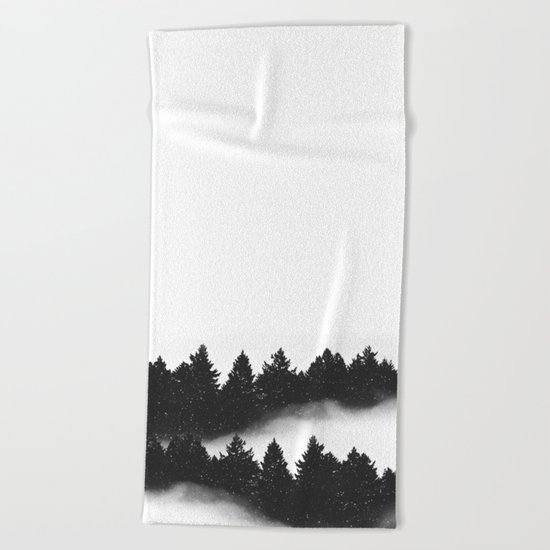 let it snow Beach Towel