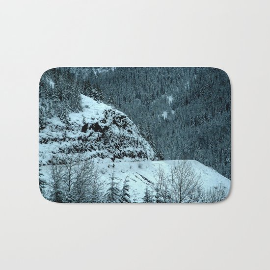 The Road Curves Upward Bath Mat