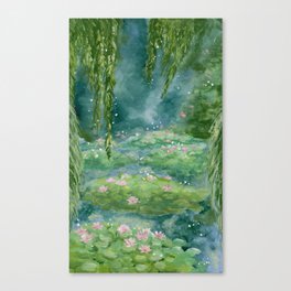 Magical Lilypond Canvas Print