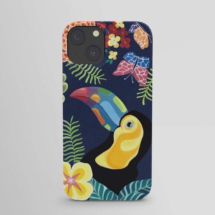 Natures Confetti Toucan iPhone Case