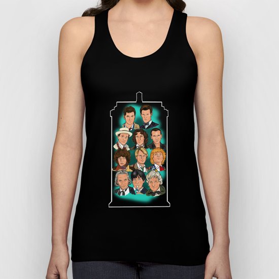 The Eleven Doctors Unisex Tank Top