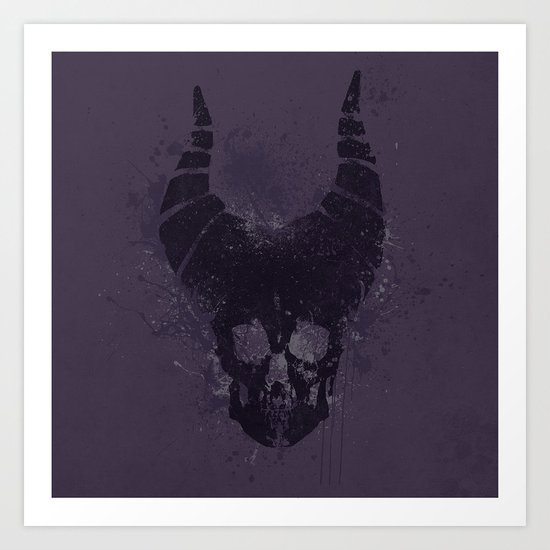 maleficent Art Print