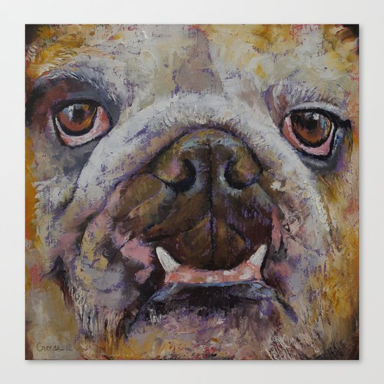 Bulldog Canvas Print