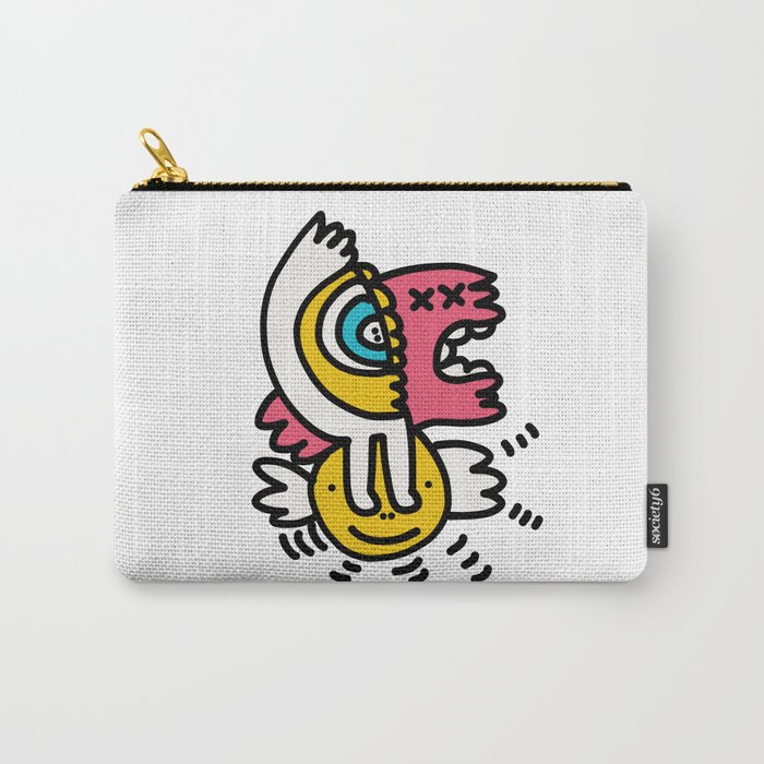 Graffiti Cool Street Comic Smiling People  Carry-All Pouch