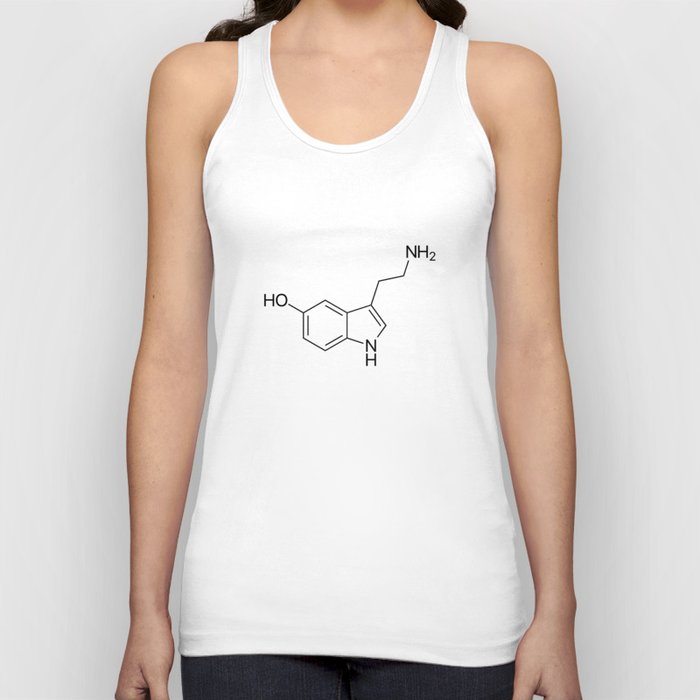 Serotonin Molecule Tank Top